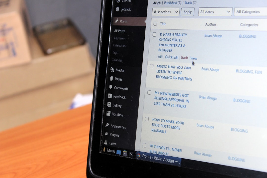 WordPress Posts Dashboard